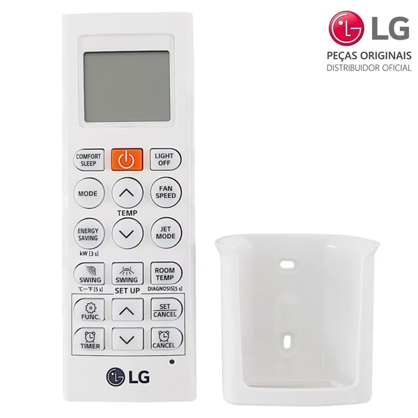 Controle Ar Condicionado Lg Akb75215403 Quente Frio Original