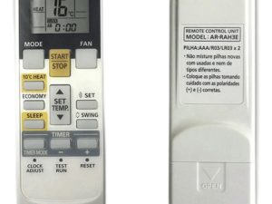 Controle Remoto Compatível Fujitsu Ar-condicionado Ar-rah1e Ar-rah3e