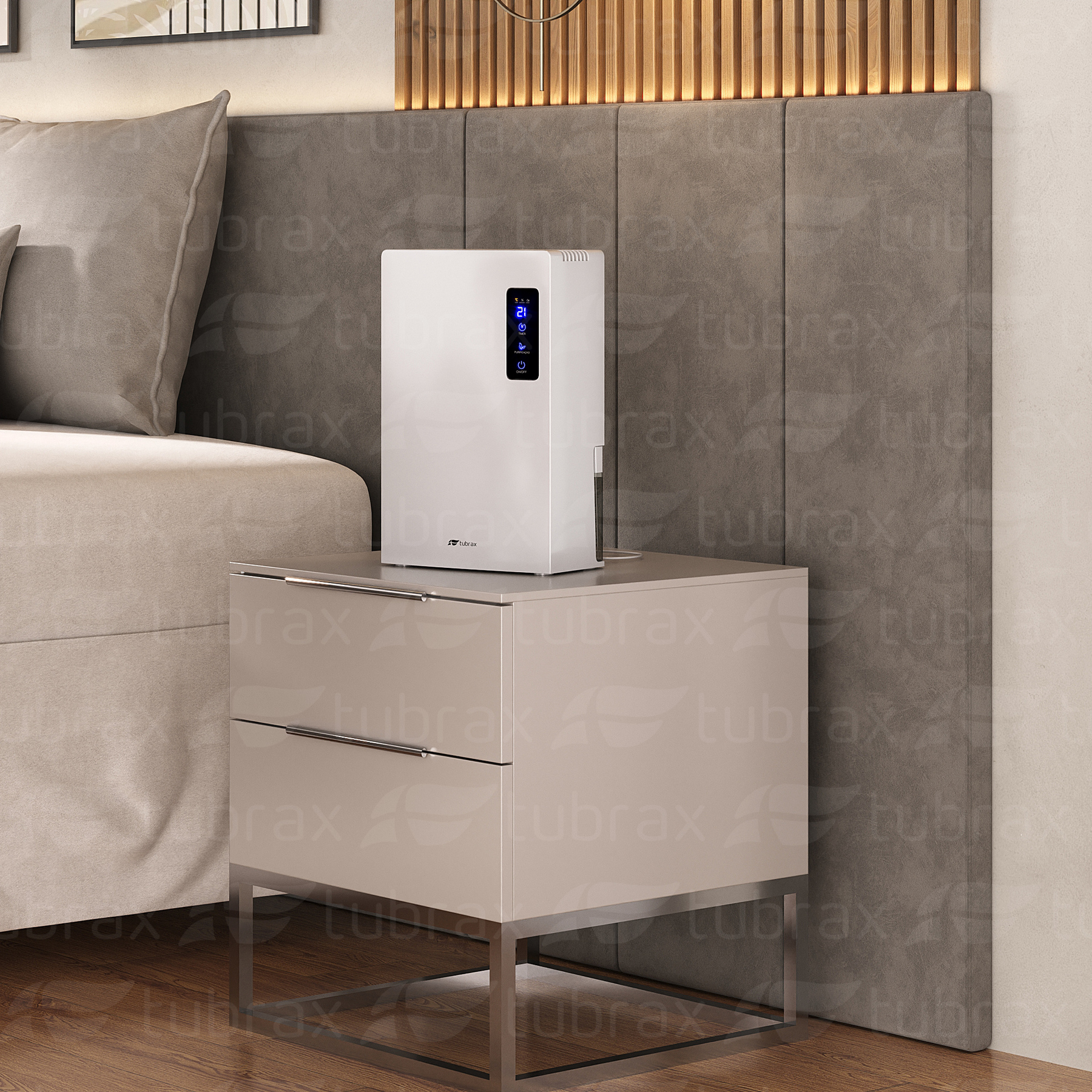 Desumidificador Elétrico Led 127-220v Antimofo 2200ml Tubrax - Imagem 3