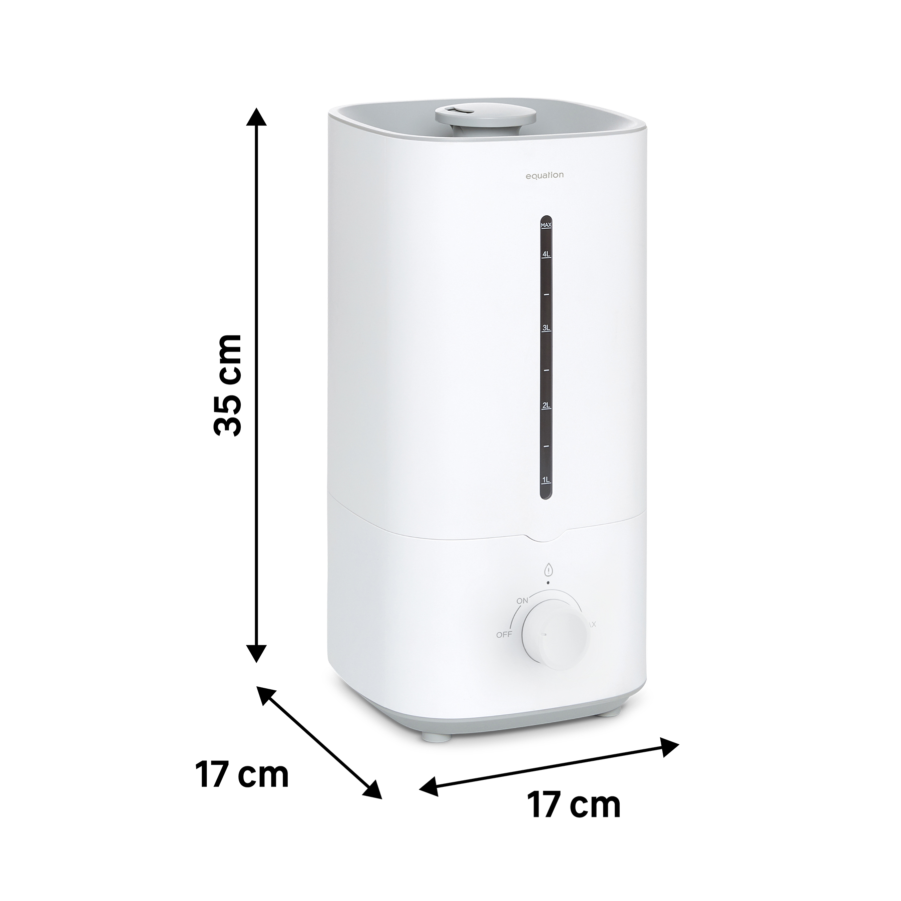 Umidificador de Ar Ultrassônico Bivolt 4,5L 22W Branco Equation - Imagem 4