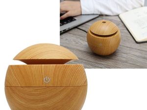 Umidificador Aromatizador Led 7 Cores Usb Difusor De Aromas Eletrico