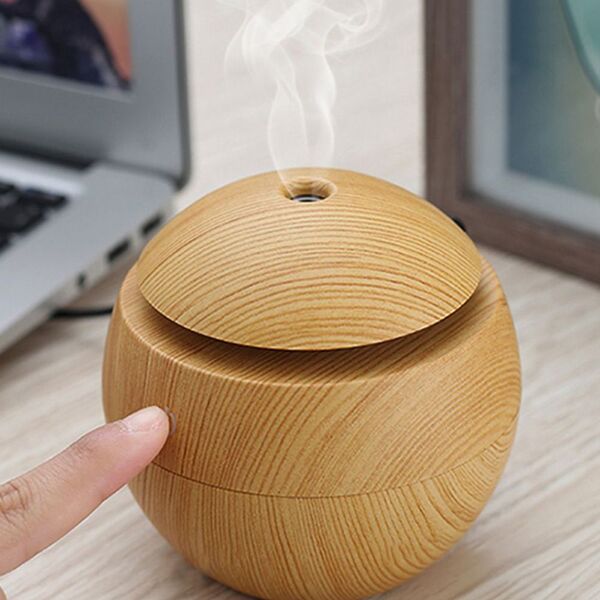 Umidificador Aromatizador Led 7 Cores Usb Difusor De Aromas Eletrico - Imagem 3