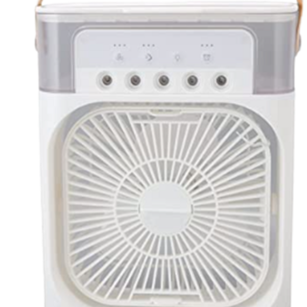 Ventilador Umidificador E Refrigerador De Ar Portátil Usb
